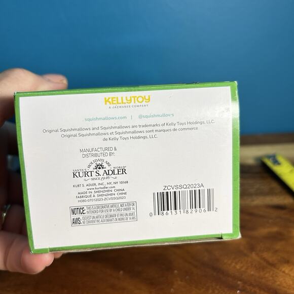 Kurt Adler Kelly Toys Squishmallows Ornament Malcolm the Red Spotted Mushroom - Picture 6 of 8